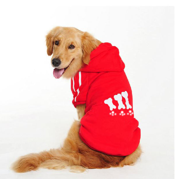 Pet Dog Hoodies Coat Winter Warm Puppy Big Dog Clothes for medium Large Dogs Shepherd golden retriever Labrador Dogs Clothing