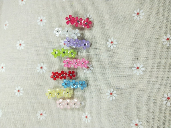 Fresh and sweet flowers hair clip pet dog headdress dog hair accessory puppy hairpin