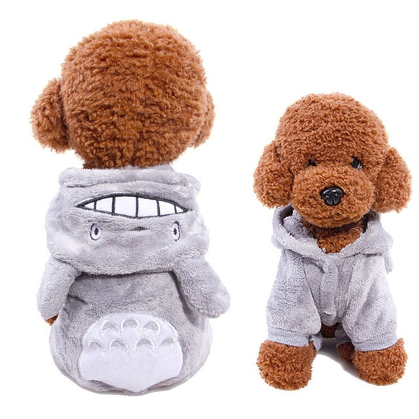 17Colors Fleece Winter Dog Clothes Pet Costume Warm Dog Coat for Small Dogs Clothing Puppy Hoodies Jumpsuit Chihuahua Clothes