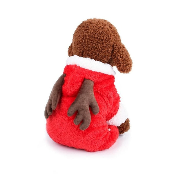 17Colors Fleece Winter Dog Clothes Pet Costume Warm Dog Coat for Small Dogs Clothing Puppy Hoodies Jumpsuit Chihuahua Clothes