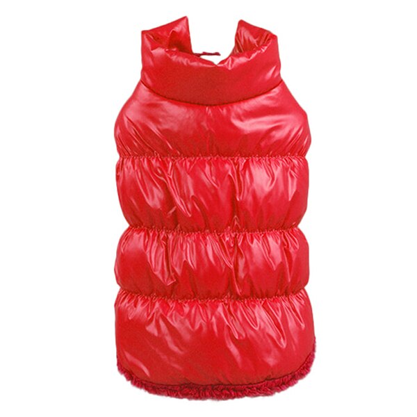 New style Warn Winter Dogs Pet Cat Padded Vest Coat Puppy Warm Down Fleece + Polyester Jackets Clothes