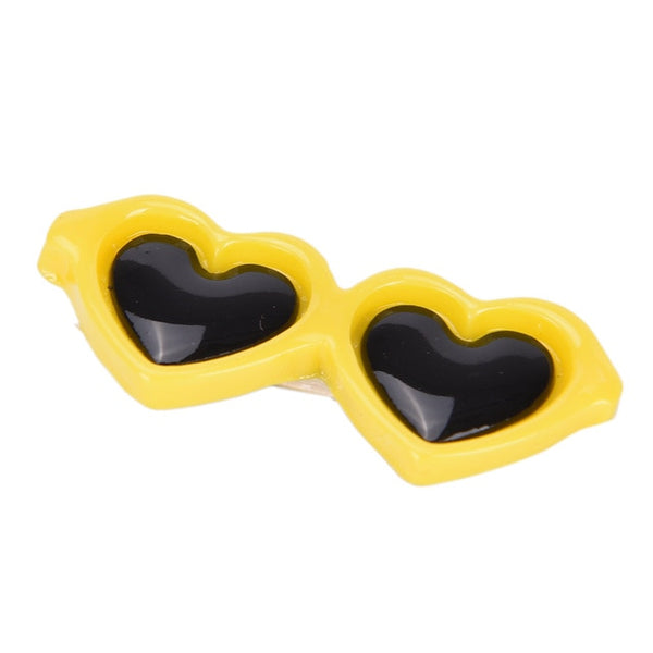 1PCS Fashion Style Pet Dog Hair Bows Dog Accessories Love Glasses Pet Dog Cat Hair Hairpin Pet Accessories Products