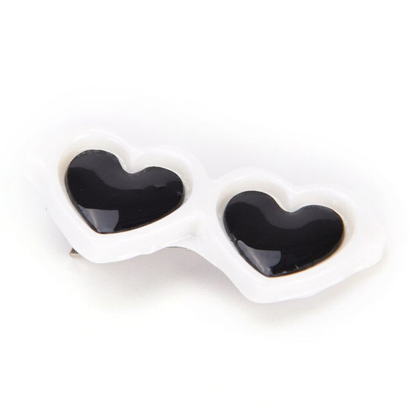 1PCS Fashion Style Pet Dog Hair Bows Dog Accessories Love Glasses Pet Dog Cat Hair Hairpin Pet Accessories Products