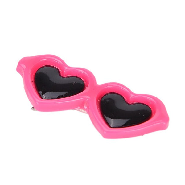 1PCS Fashion Style Pet Dog Hair Bows Dog Accessories Love Glasses Pet Dog Cat Hair Hairpin Pet Accessories Products
