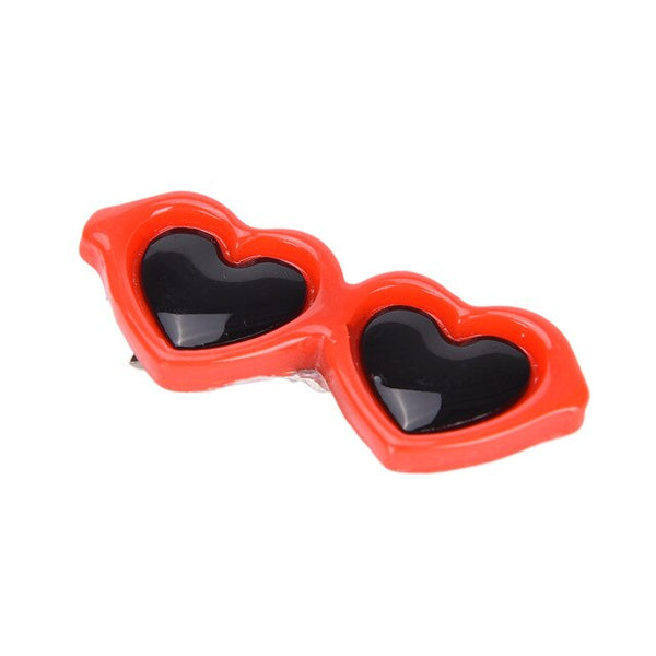 1PCS Fashion Style Pet Dog Hair Bows Dog Accessories Love Glasses Pet Dog Cat Hair Hairpin Pet Accessories Products