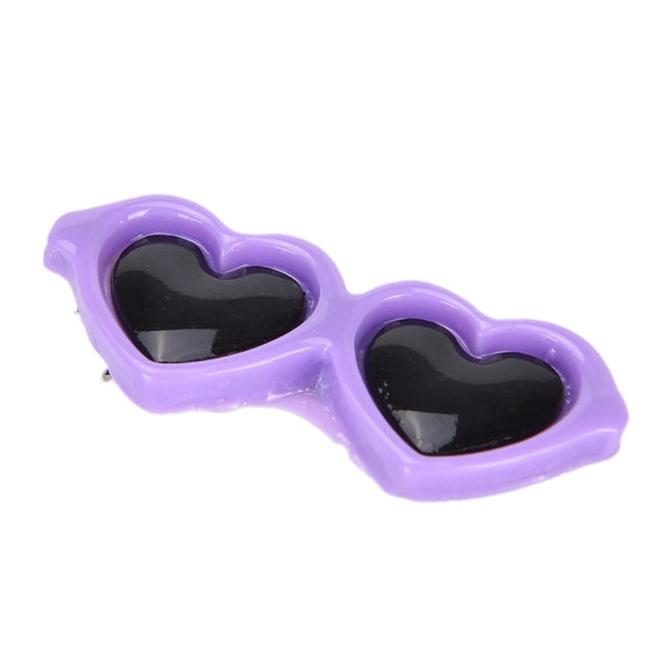 1PCS Fashion Style Pet Dog Hair Bows Dog Accessories Love Glasses Pet Dog Cat Hair Hairpin Pet Accessories Products