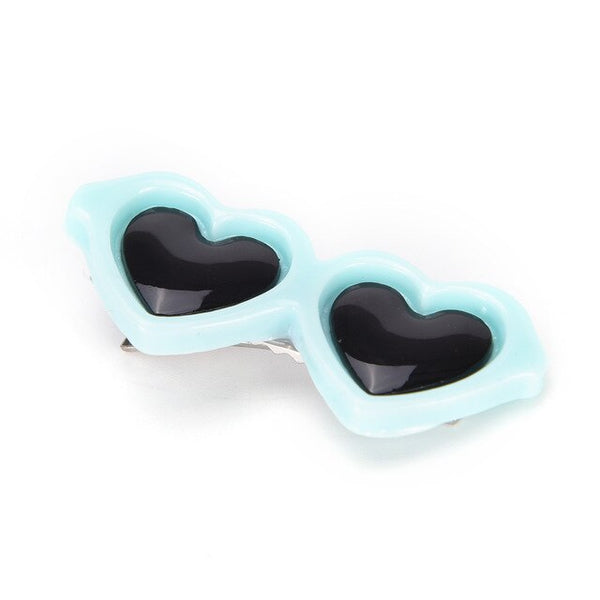 1PCS Fashion Style Pet Dog Hair Bows Dog Accessories Love Glasses Pet Dog Cat Hair Hairpin Pet Accessories Products