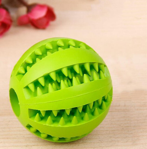 Pet Sof Pet Dog Toys Toy Funny Interactive Elasticity Ball Dog Chew Toy For Dog Tooth Clean Ball Of Food Extra-tough Rubber Ball