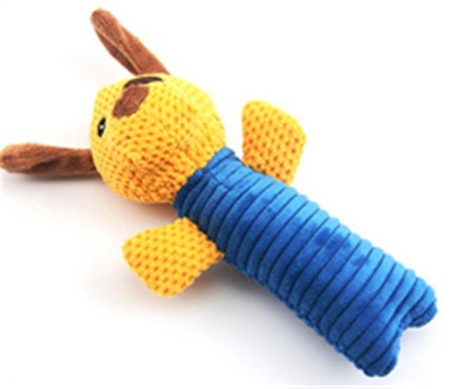 Squeaky Fun Dogs Animal Shape Toys Gift Set Large Non Stuffed Rabbit Honking Squirrel for Dogs Chew Squeaker Dog Red Bird Toys