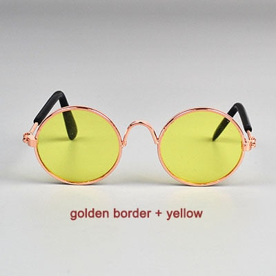 Cool Fashion Pet Glasses Cat Little Dog Sunglasses Eye-wear Puppy Sunglasses Photo Prop Pet Supplies Accessories for Small Dogs