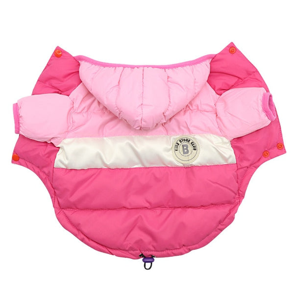 Pet Clothes French Bulldog Chihuahua Dog Clothes Winter Dog Coat Jacket Waterproof Hooded Dog Clothing For Small Medium Dogs