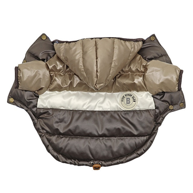 Pet Clothes French Bulldog Chihuahua Dog Clothes Winter Dog Coat Jacket Waterproof Hooded Dog Clothing For Small Medium Dogs