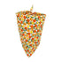 Dog Bandana Scarf Cat Bibs  Fruit Print Pineapple Banana Pear Pattern Cotton Plaid Washable Dog Bandana  Dog Accessories