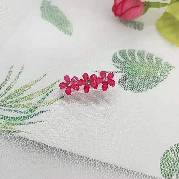 Fresh and sweet flowers hair clip pet dog headdress dog hair accessory puppy hairpin