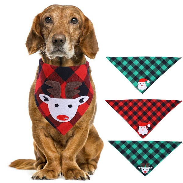 Christmas Pet Saliva Towel Costume Hats For Small Dog Accessories Accesorios Para Perros Mascotas Accesorios Para Perros