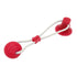 Multifunctional Pet Toys with Suction Cup Dog Push Toy with TPR Ball Pet Tooth Cleaning Chewing Rubber Dog Toys for Small Dogs