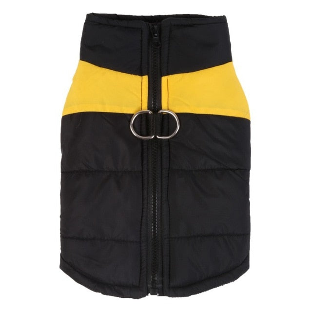 Winter Warm Pet Dog Vest Clothes Goods Waterproof Zip-up Coat Jacket For Small Dogs Puppy Cat Raincoat Ropa Para Perros S-4XL