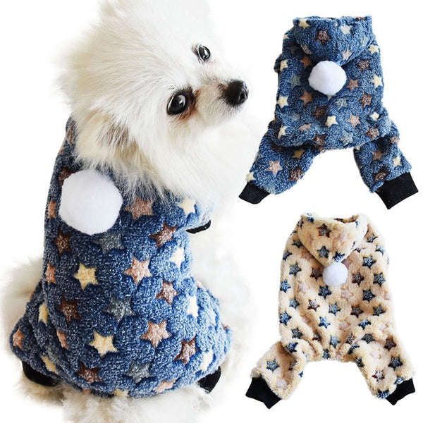 Cute Dog Clothes Jumpsuit Warm Winter Puppy Cat Coat Costume Pet Clothing Outfit For Small Medium Dogs Cats Yorkshire Chihuahua