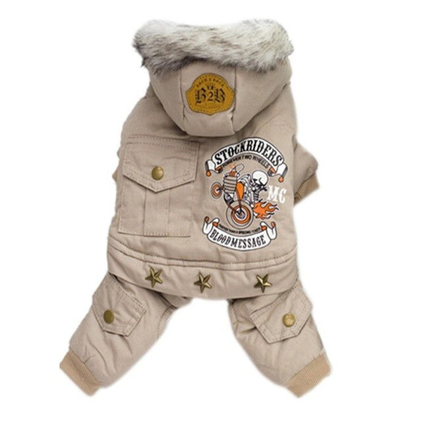 Dog Clothes Autumn Pet Clothing for Dog Jumpsuit Coat Jacket Chihuahua Poodle Bichon Pet Outfits Dog Apparel Green