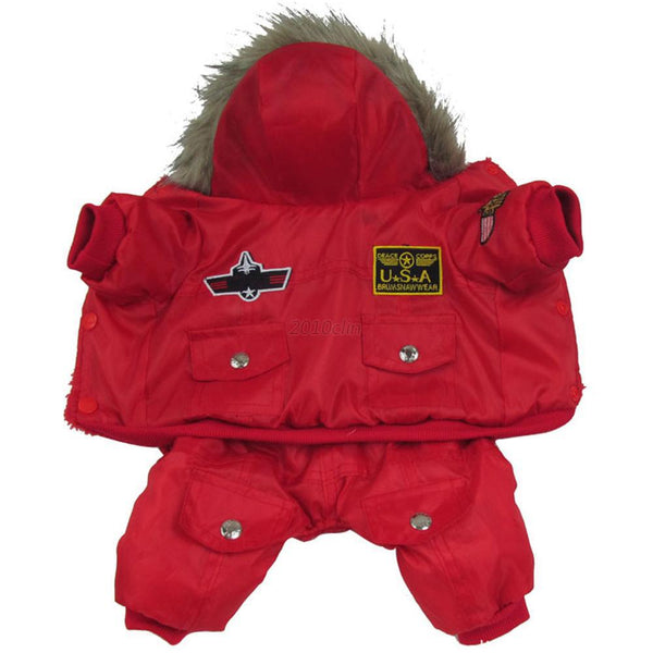 Best Selling Dog Puppy Warm Winter Jacket Coat Waterproof Clothes Pets Animals Cat Hoody Clothes Jumpsuit Pants
