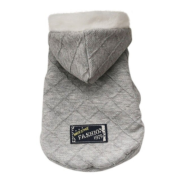 Pet Dog Autumn Winter Clothes Warm Thickening Fleece Coat For Small Medium Dogs Chihuahua Yorkie Puppy Hooded Jacket