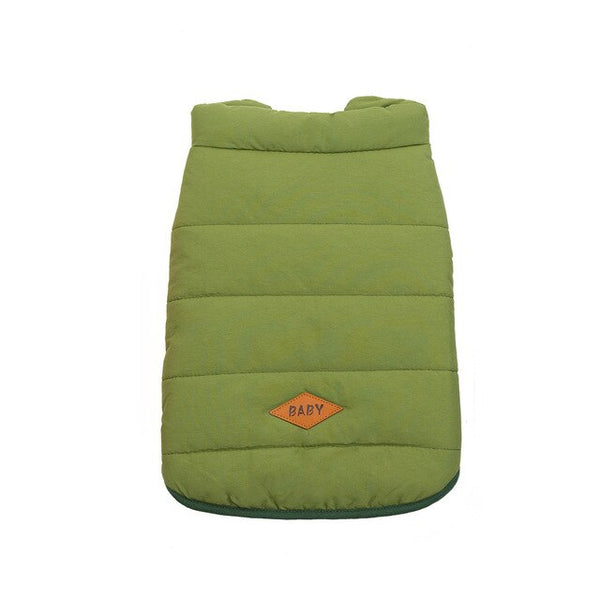 Pet Dog Vest Jacket Clothing Autumn Winter Windproof Warm Coat Dog Clothes For Small Medium Large Dogs French Bulldog Clothes