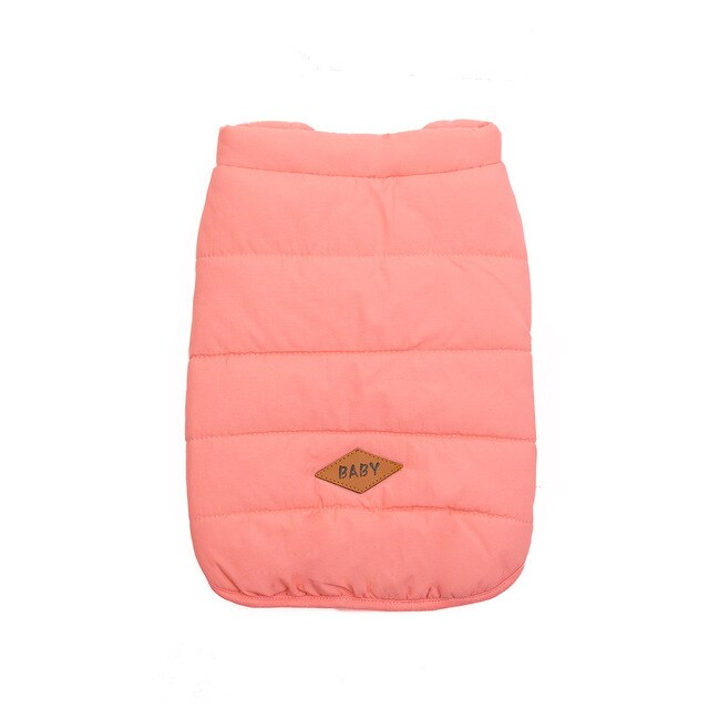Pet Dog Vest Jacket Clothing Autumn Winter Windproof Warm Coat Dog Clothes For Small Medium Large Dogs French Bulldog Clothes