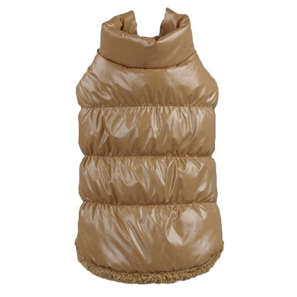 New style Warn Winter Dogs Pet Cat Padded Vest Coat Puppy Warm Down Fleece + Polyester Jackets Clothes