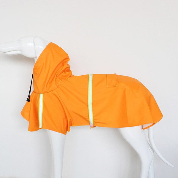 Raincoat For Dogs Waterproof Coat Jacket Reflective Puppy Small Medium Large Dog Pet Rain Cover Clothes Poncho Golden Retriever