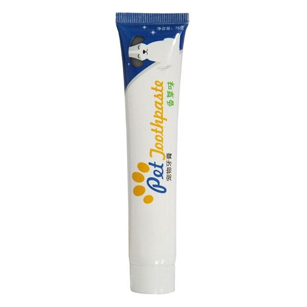 Small Dog Cat Edible Natural Toothpaste Vanilla Beef Flavor Teeth Care Puppy Oral Cleaning Pet Accessory