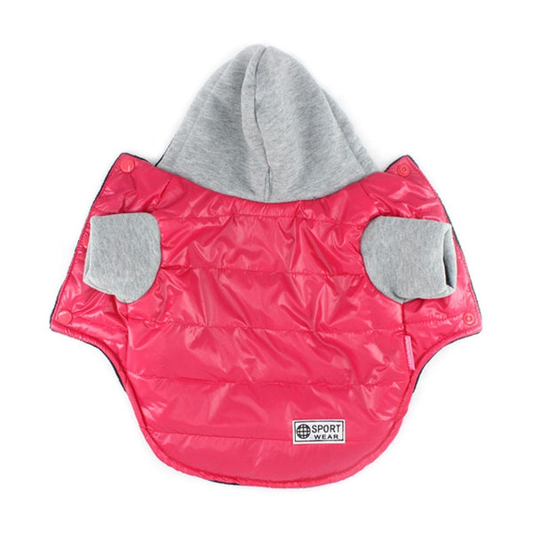 pawstrip Soft Warm Dog Coat Puppy Jacket Fleece Lining Winter Dog Clothes Chihuahua French Bulldog Shih tzu Clothing For Dogs