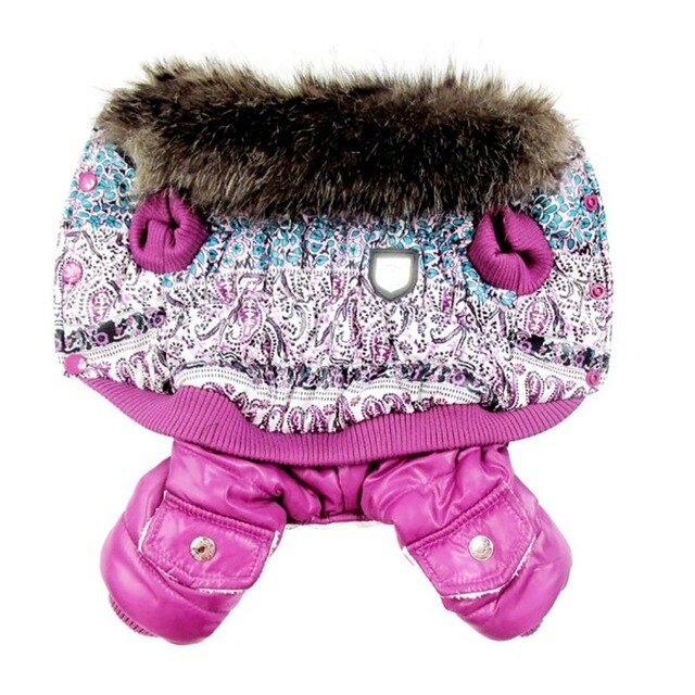 Waterproof Fabric Dog Coat Winter Warm Pet Dog Clothes Thickening Dog Down Jacket Clothing For Pet Dogs Costume