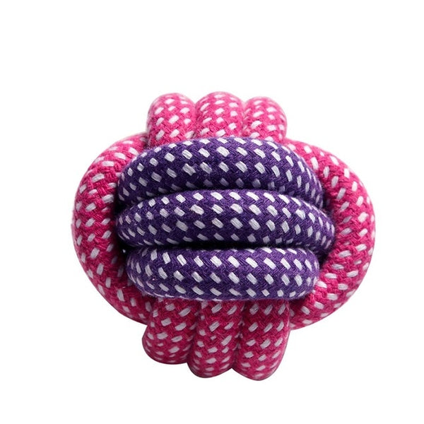 Molars Bites Pet Toys Teeth Bite-Resistant Cotton Rope Toys Dog Medium Big and Large Dog Molar Toy Chew Ball Dog Toy 1PCS