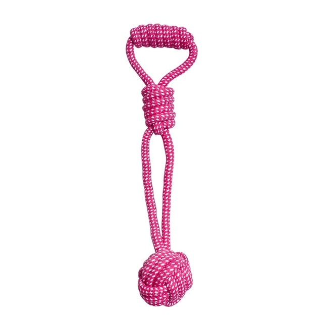 Molars Bites Pet Toys Teeth Bite-Resistant Cotton Rope Toys Dog Medium Big and Large Dog Molar Toy Chew Ball Dog Toy 1PCS