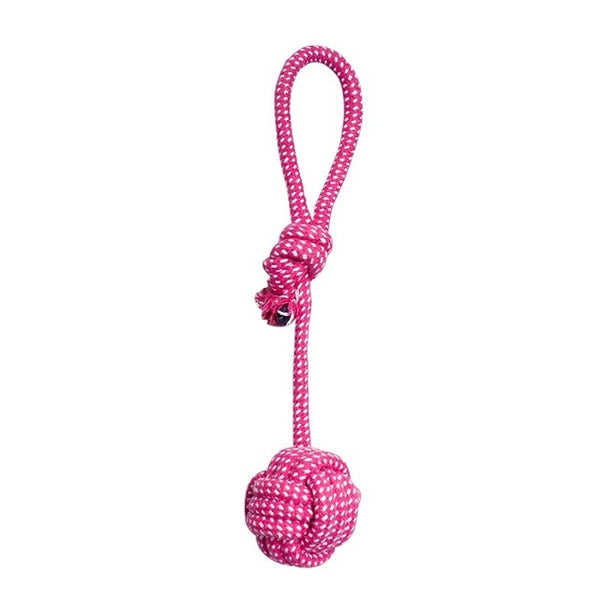 Molars Bites Pet Toys Teeth Bite-Resistant Cotton Rope Toys Dog Medium Big and Large Dog Molar Toy Chew Ball Dog Toy 1PCS