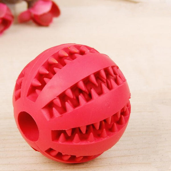 Pet Sof Pet Dog Toys Toy Funny Interactive Elasticity Ball Dog Chew Toy For Dog Tooth Clean Ball Of Food Extra-tough Rubber Ball