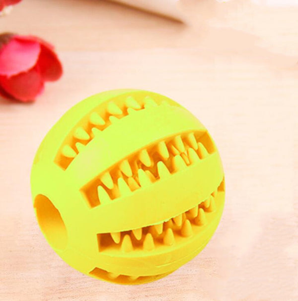 Pet Sof Pet Dog Toys Toy Funny Interactive Elasticity Ball Dog Chew Toy For Dog Tooth Clean Ball Of Food Extra-tough Rubber Ball