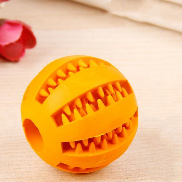Pet Sof Pet Dog Toys Toy Funny Interactive Elasticity Ball Dog Chew Toy For Dog Tooth Clean Ball Of Food Extra-tough Rubber Ball